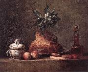 jean-Baptiste-Simeon Chardin La Brioche Norge oil painting reproduction